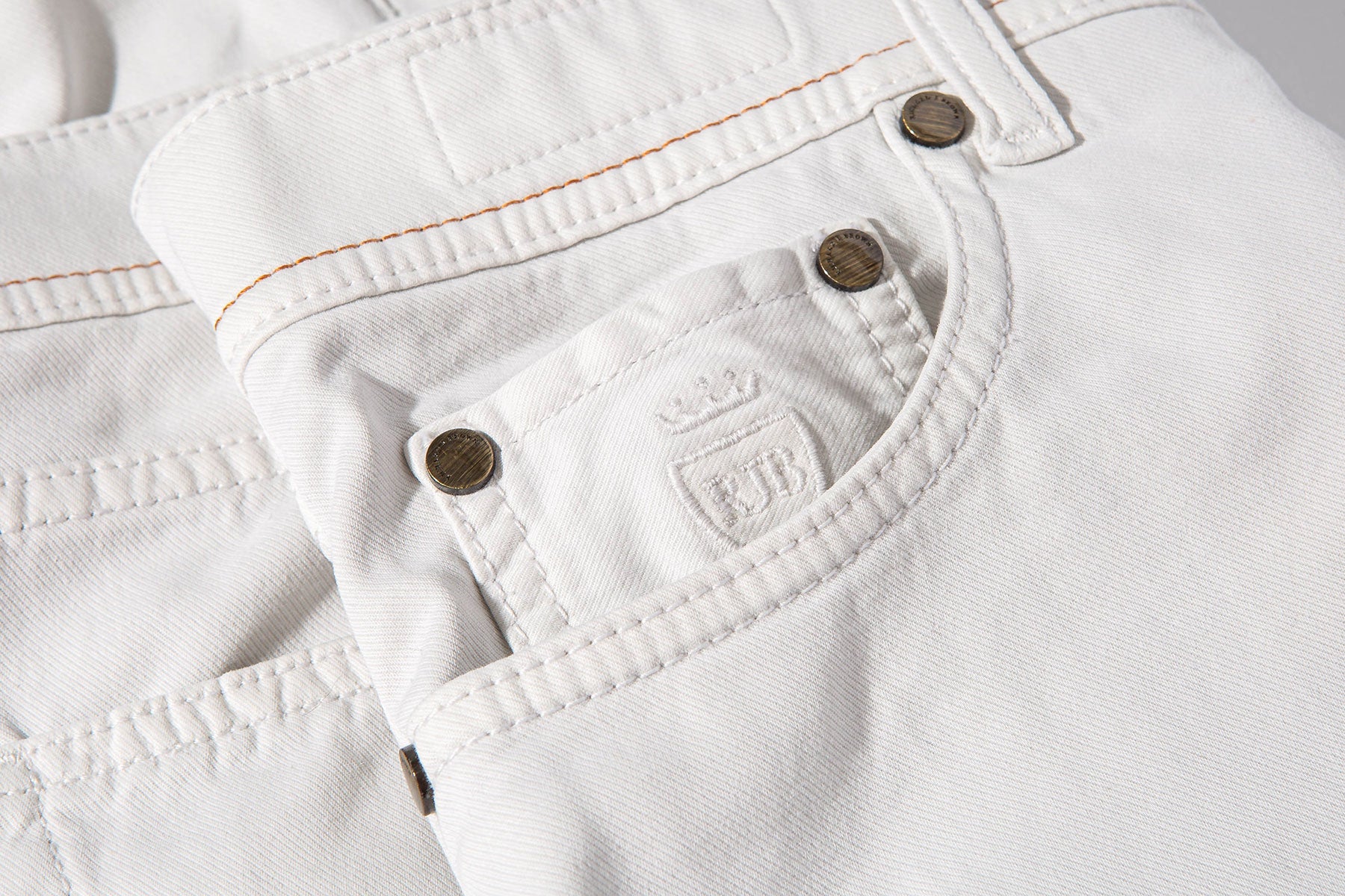 Lawrence Washed Cashmere 5-Pocket In Sasso - AXEL'S