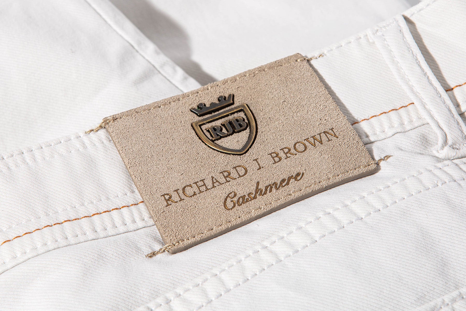 Lawrence Washed Cashmere 5-Pocket In Sasso - AXEL'S