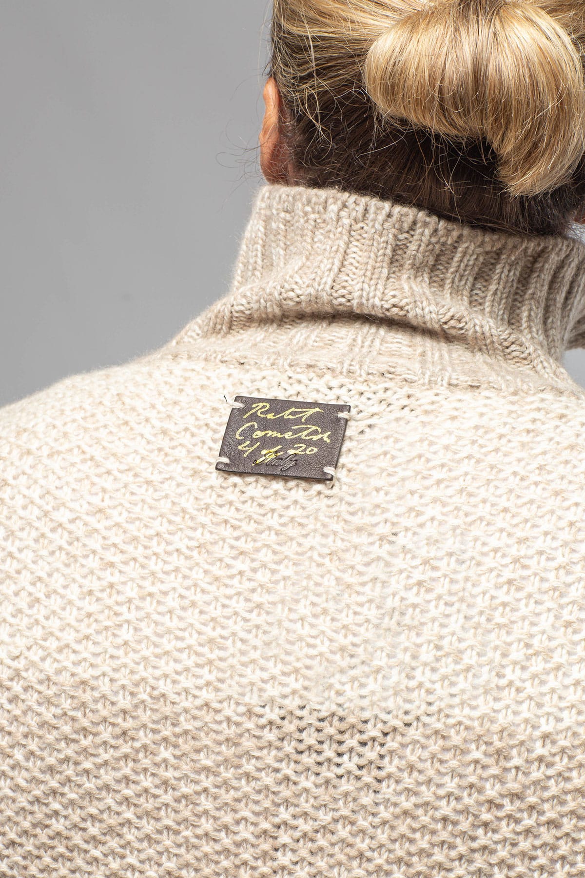 Robert Comstock Capton Cashmere Sweater In Multi Beige Mens - Sweaters
