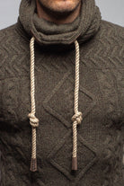Jacob Cashmere Turtleneck In Moss - AXEL'S