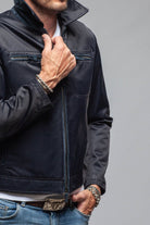 Robert Comstock Scorpio Flash Jacket In Navy Mens - Outerwear - Cloth