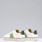 The Mustang Stripe Shoe In White/ Green - AXEL'S