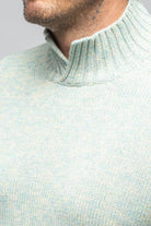 Aurelio Cashmere Sweater In Mint - AXEL'S