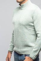 Aurelio Cashmere Sweater In Mint - AXEL'S