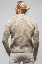 Melange Colorful Wool Crew In Dune - AXEL'S