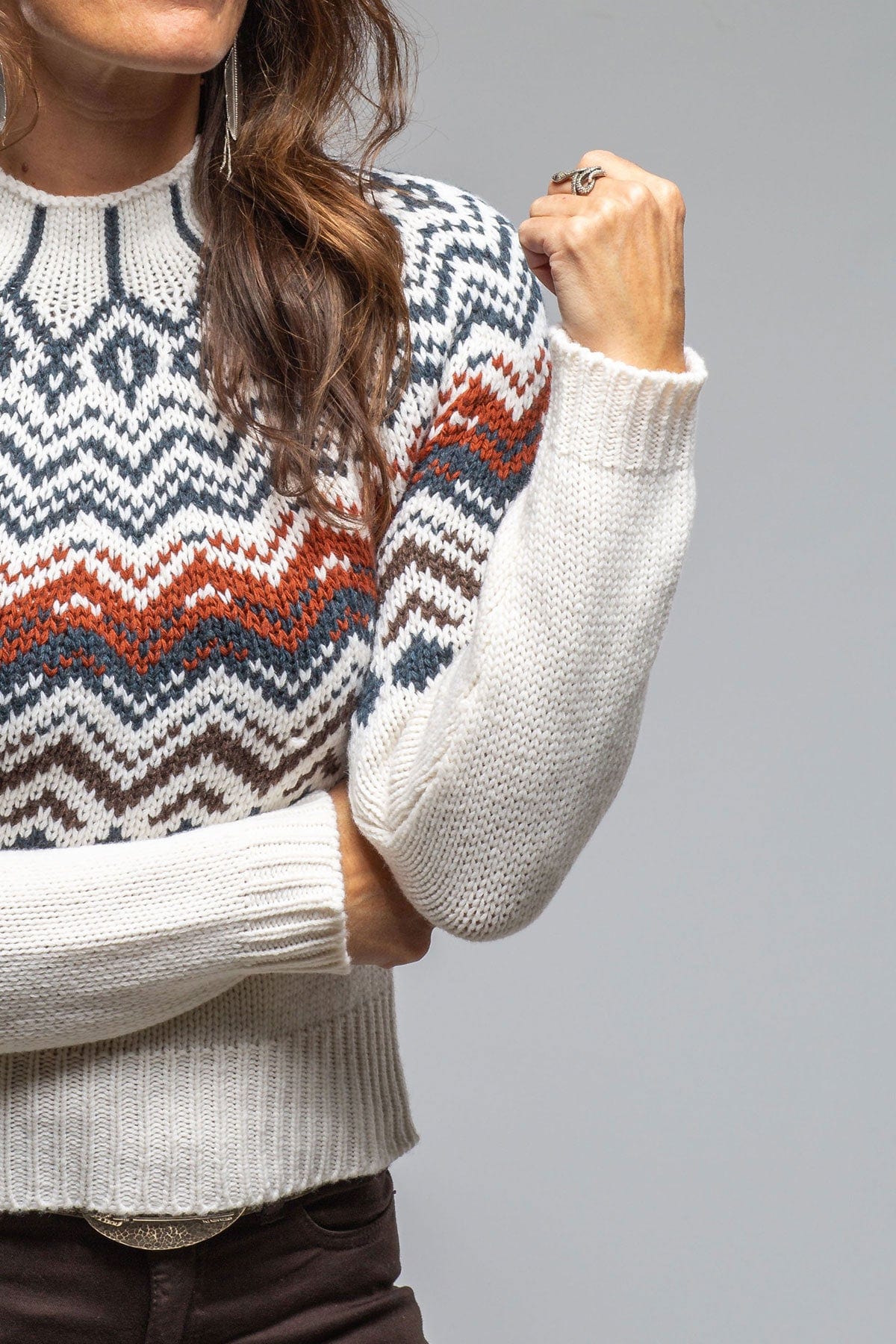 Cabin Sweater In Natural - AXEL'S