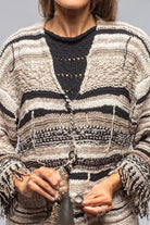 Masi Long Knit Cardigan In Desert Brown - AXEL'S