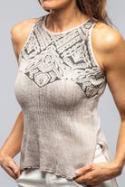 Maya Sleeveless Top In Cocoa - AXEL'S