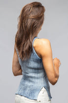 Maya Sleeveless Top In Light Blue - AXEL'S