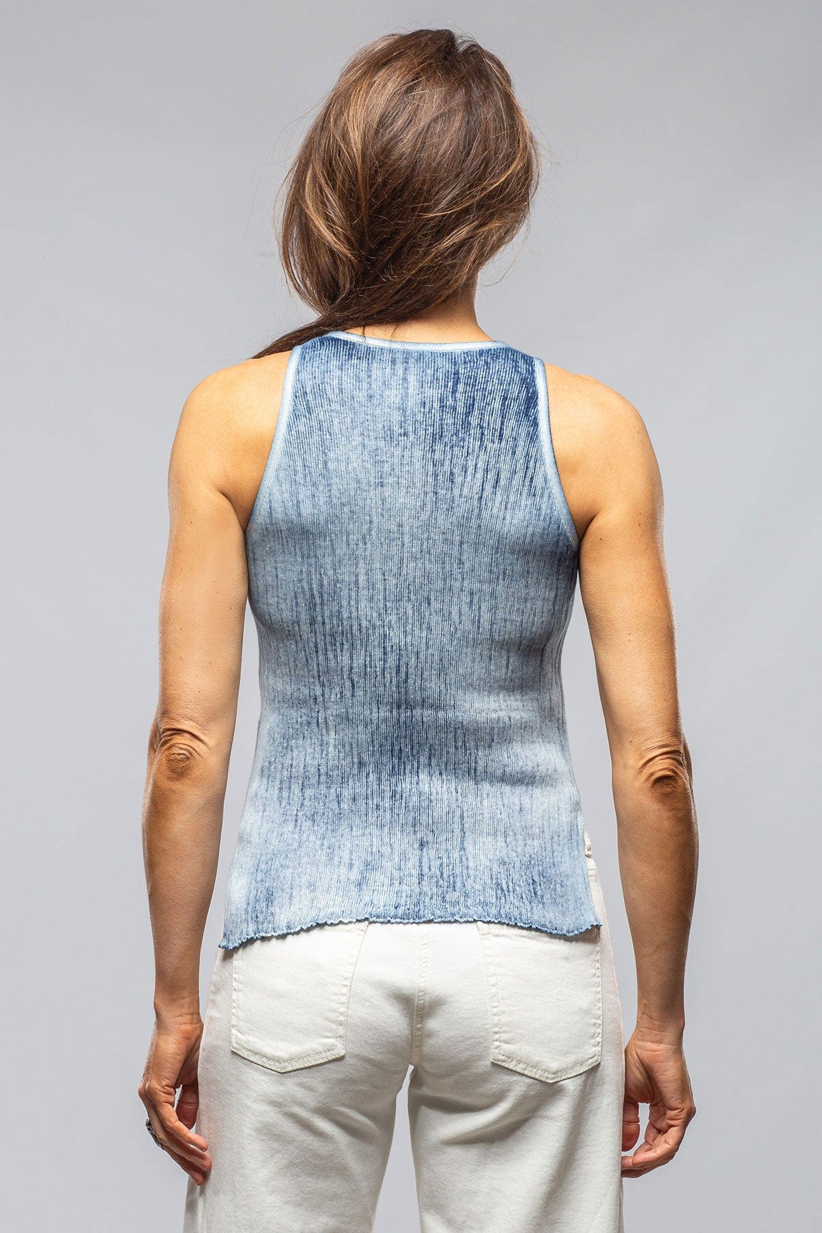 Maya Sleeveless Top In Light Blue - AXEL'S