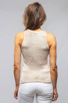 Maya Sleeveless Top In Natural - AXEL'S