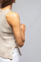 Maya Sleeveless Top In Natural - AXEL'S