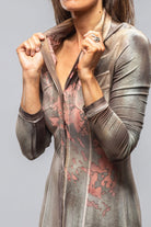 Tori Long Sleeve Duster/Dress In Cocoa - AXEL'S