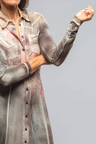 Tori Long Sleeve Duster/Dress In Cocoa - AXEL'S