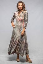 Tori Long Sleeve Duster/Dress In Cocoa - AXEL'S