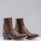 3 Piece Hornback Alligator In Antique Congnac - AXEL'S