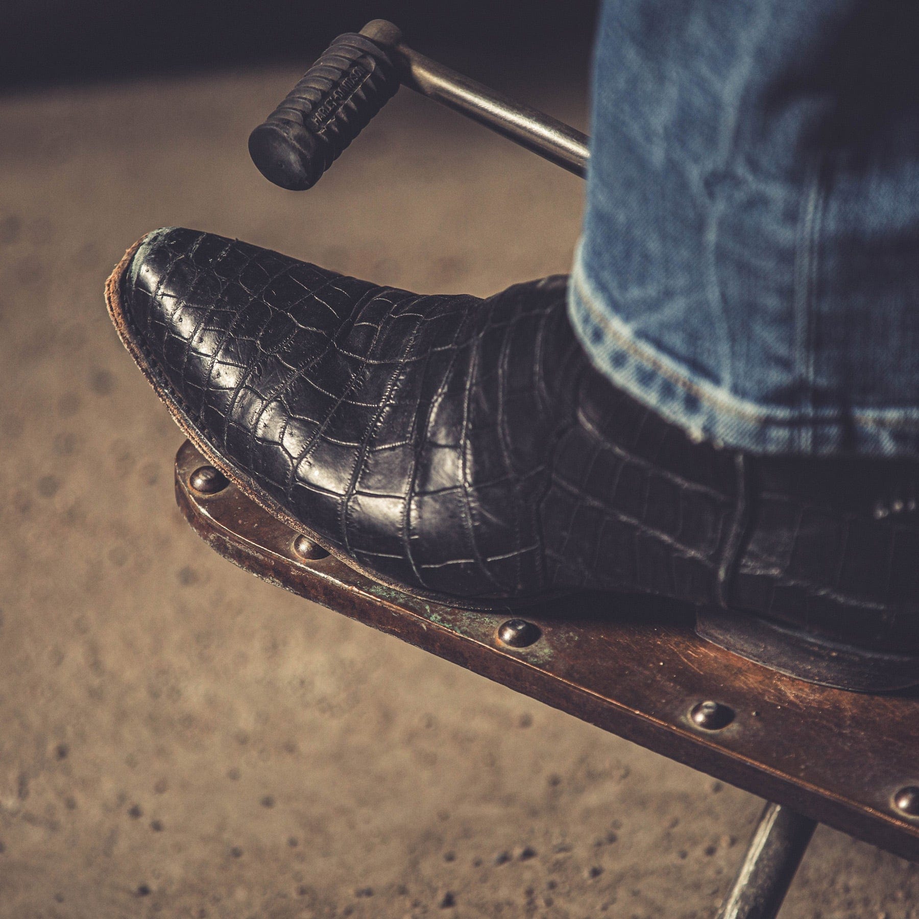 Stallion Boots Black Crocodile Zorro Mens - Cowboy Boots