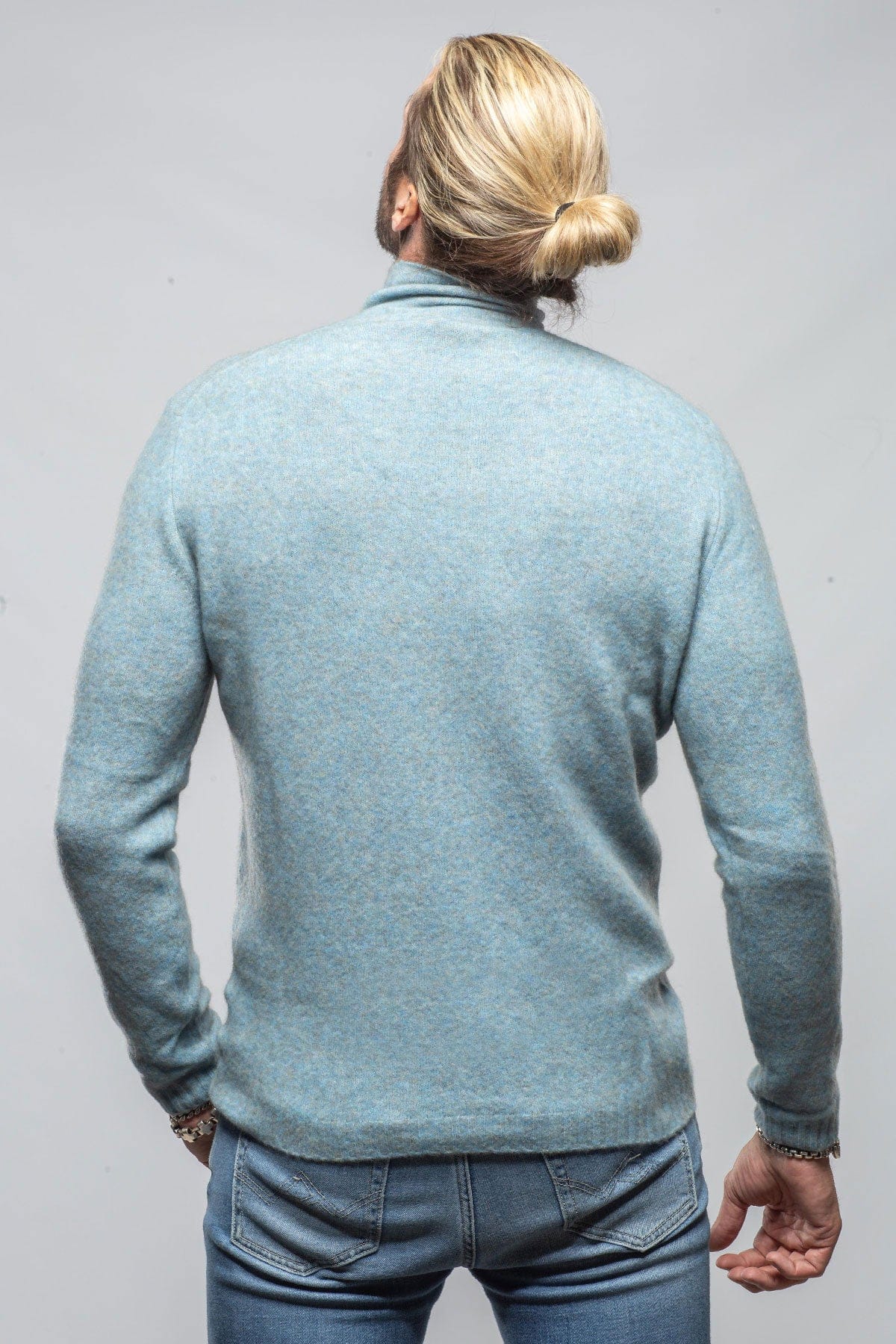 Stile Latino Mandara Sweater In Blue Mens - Sweaters