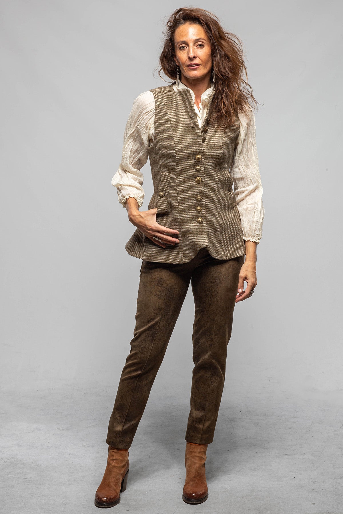 T.ba Cipriani Tweed Vest Ladies - Tailored - Vests