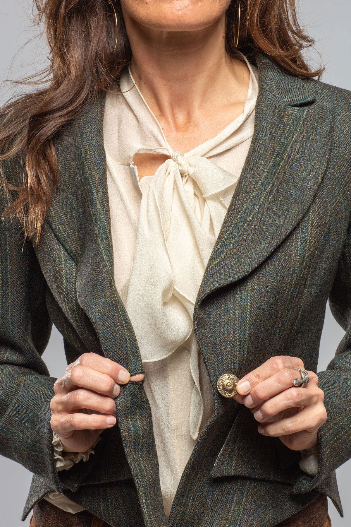T.ba Fife Cropped Tweed Jacket Ladies - Tailored - Jackets