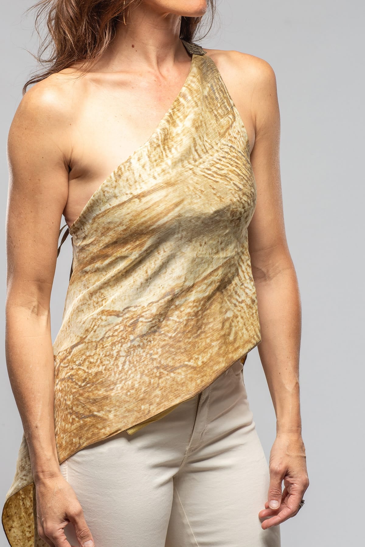 Naomi Asymmetrical Top In Desert - AXEL'S