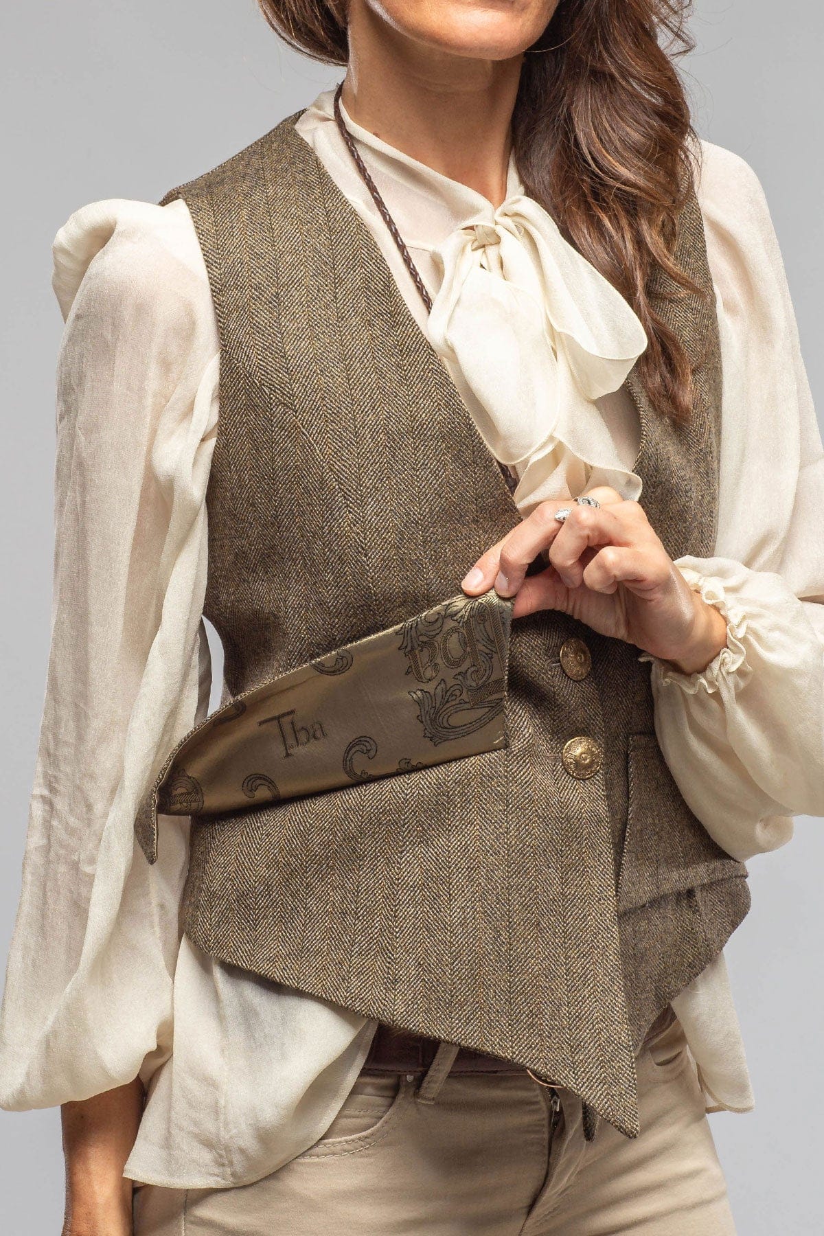 T.ba Sonnet Tweed Vest Ladies - Tailored - Vests