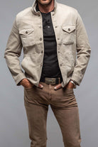 Memphis Denim Jacket In Tortora - AXEL'S