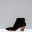 Eliana Suede Ankle Boot In Black - AXEL'S