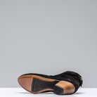 Eliana Suede Ankle Boot In Black - AXEL'S