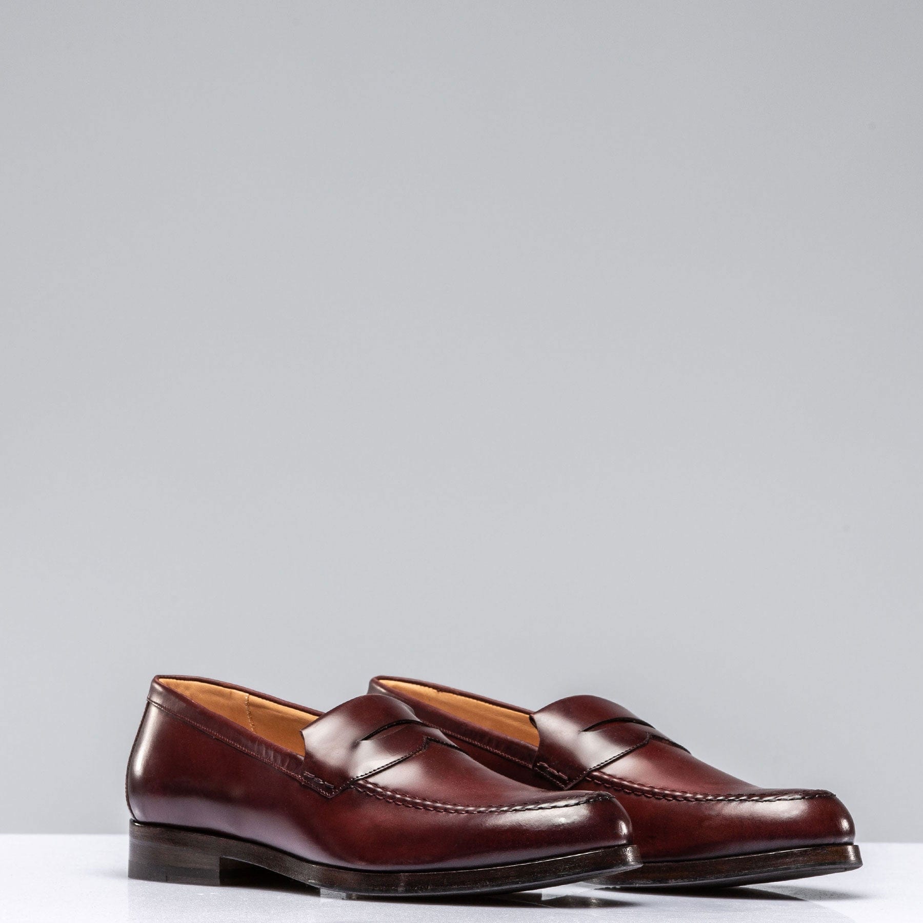 Lucro Loafer In Burgundy Antique - AXEL'S