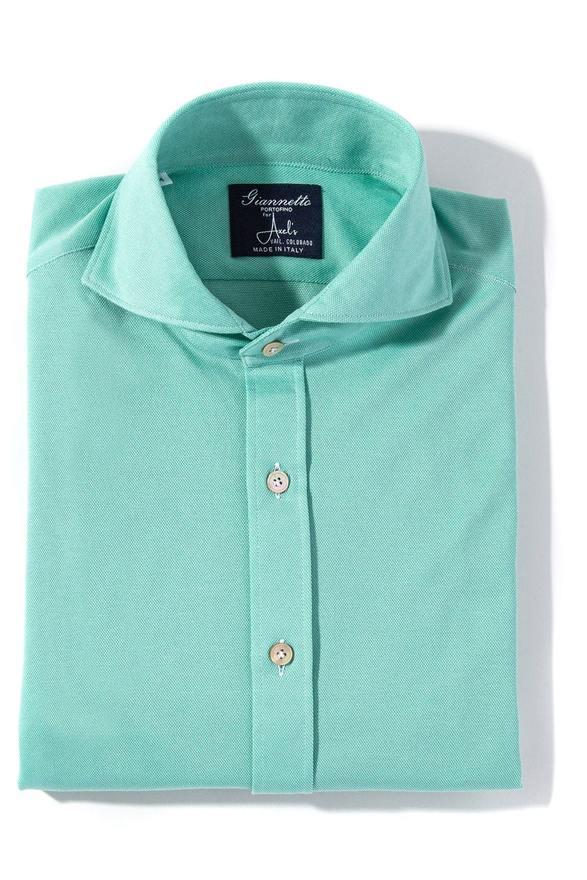 Menerbes Jersey Shirt in Aqua Marine - AXEL'S