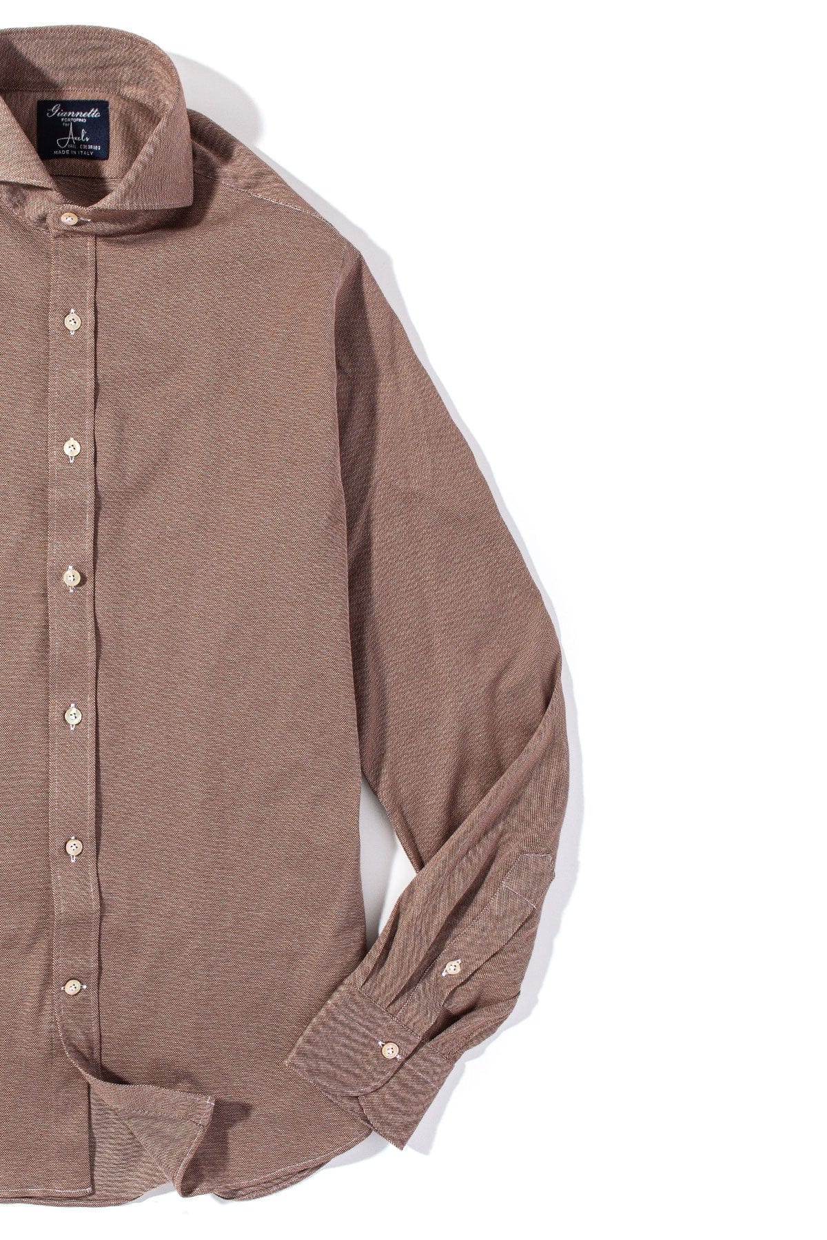 Menerbes Jersey Shirt in Brown - AXEL'S