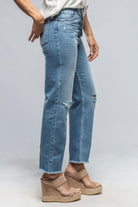 Alessandra Ripped Denim in Glacier - AXEL'S