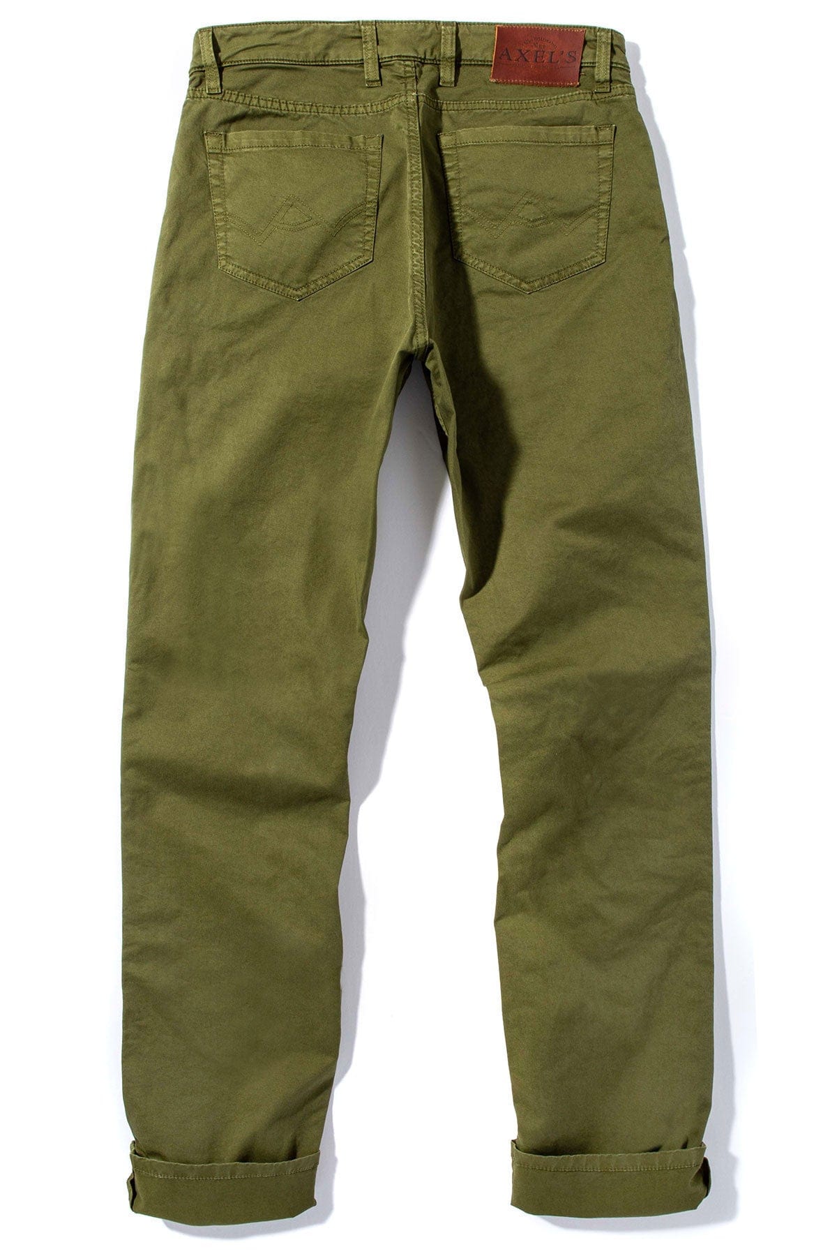 Flagstaff Performance Denim In Avocado - AXEL'S