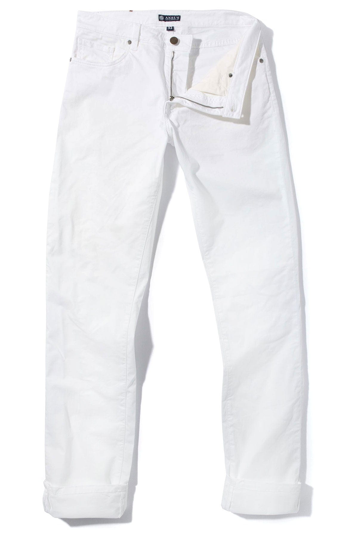 Flagstaff Performance Denim In Bianco - AXEL'S