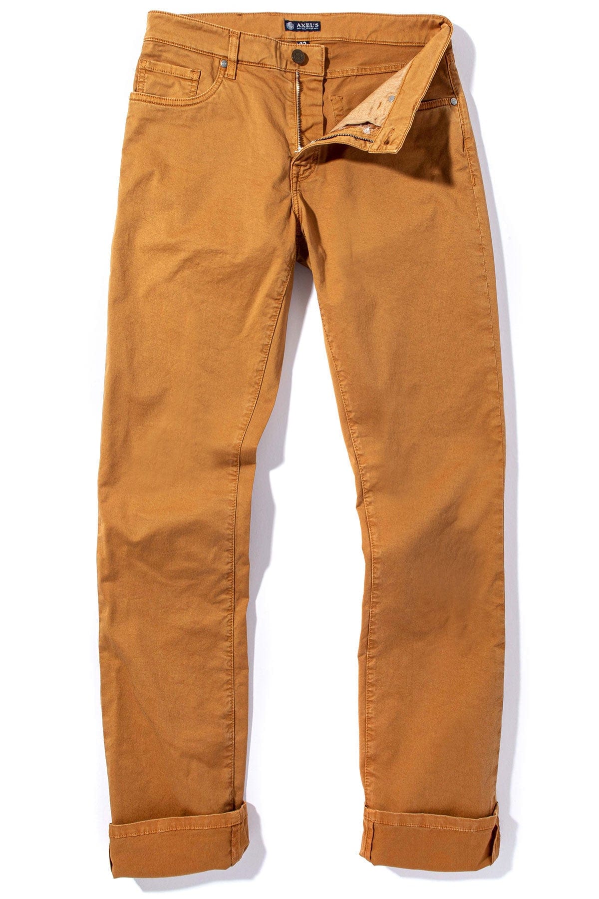 Flagstaff Performance Denim In Gold - AXEL'S