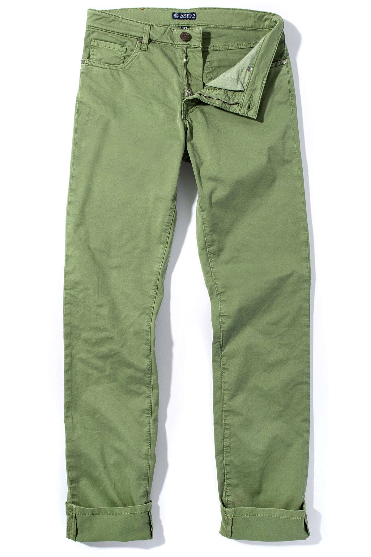 Flagstaff Performance Denim In Menta - AXEL'S