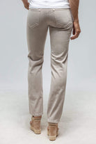 Jonesy Straight Cropped Jean In Stone - AXEL'S