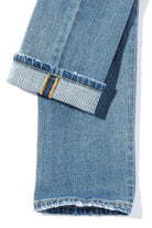 Kingman Denim In Light Wash Gold Stitch - AXEL'S