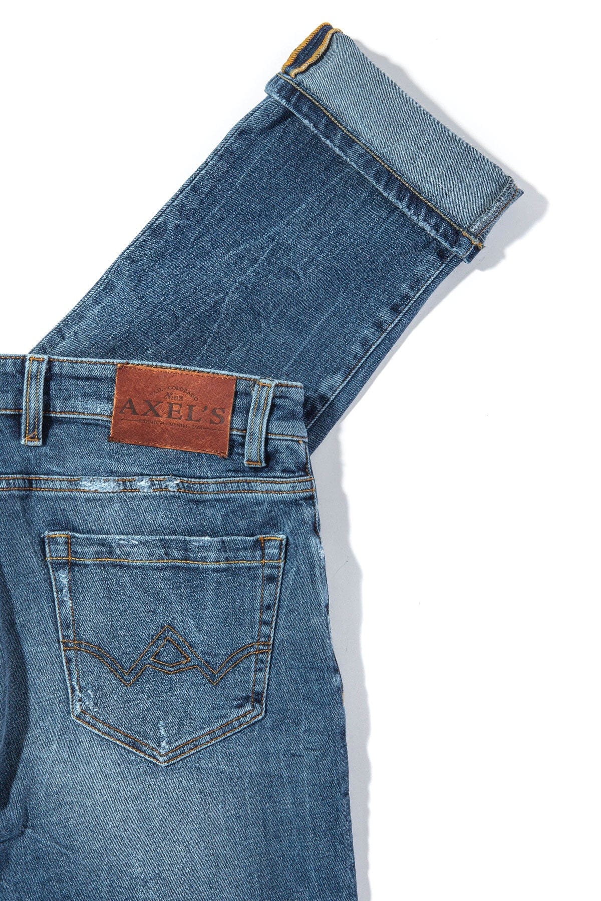 Kingman Denim In Mid Blue - AXEL'S