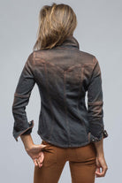 Maddi Fitted Western Snap Shirt In Ruggine Over Dye - AXEL'S