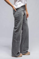 Martina High Rise Wide Leg Jean In Grey - AXEL'S