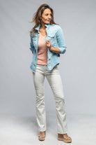 Sweetwater Denim Shirt In Washed Periwinkle - AXEL'S