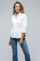 Sweetwater Denim Shirt In White - AXEL'S