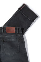 Tucson Selvedge Denim In Anthracite - AXEL'S