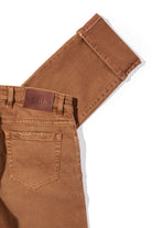 Tucson Selvedge Denim In Cognac - AXEL'S