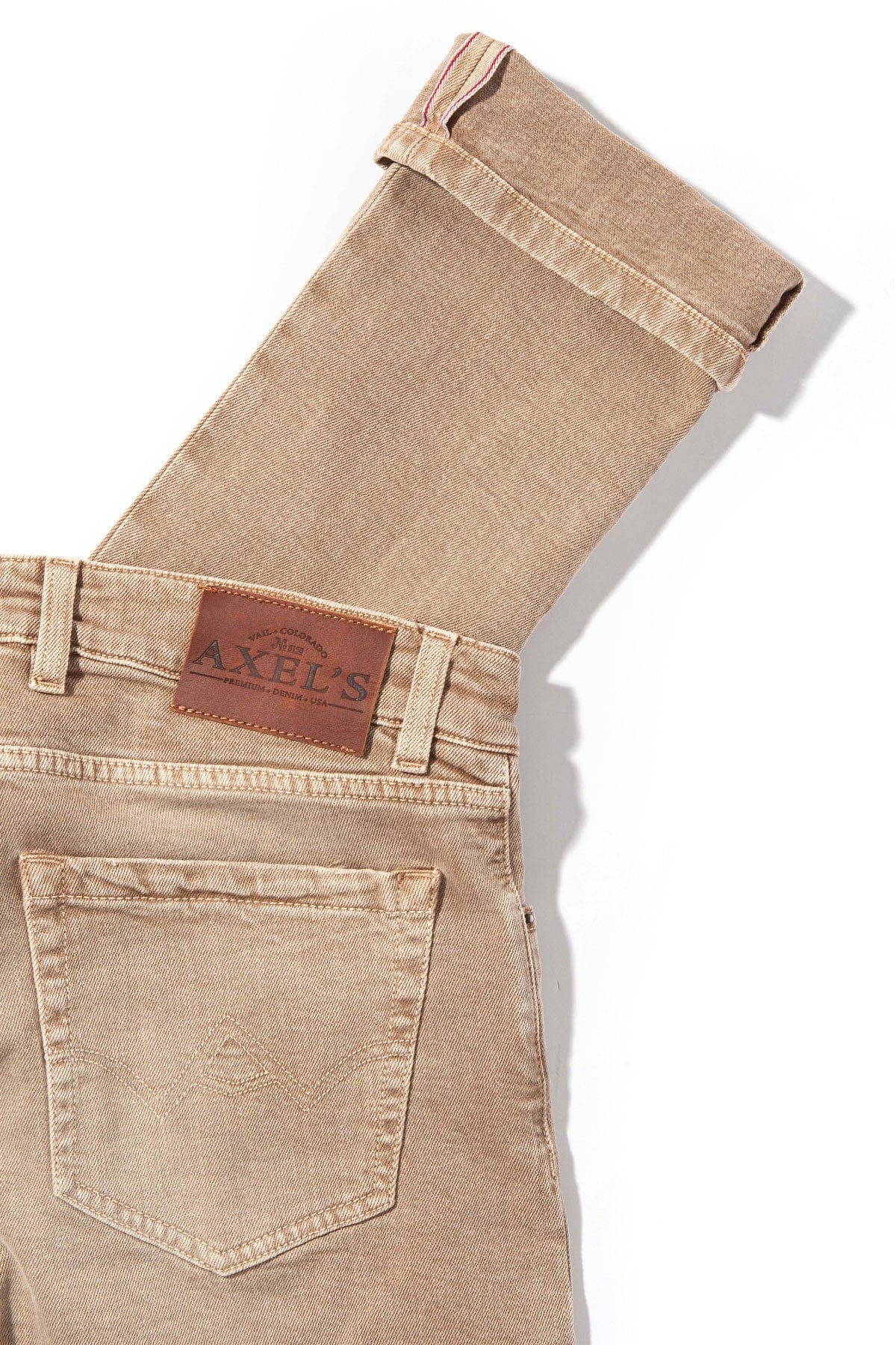 Tucson Selvedge Denim In Desert Sand - AXEL'S