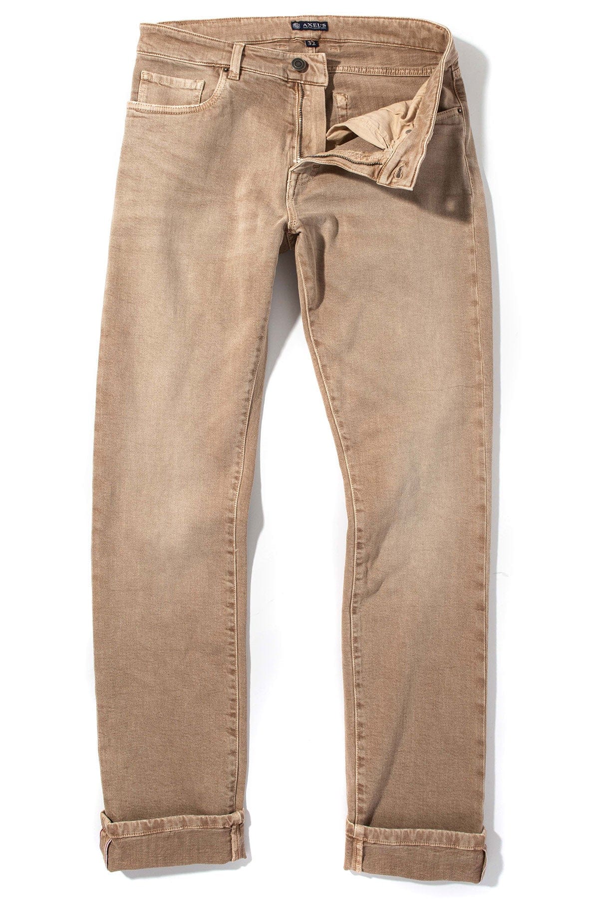 Tucson Selvedge Denim In Desert Sand - AXEL'S