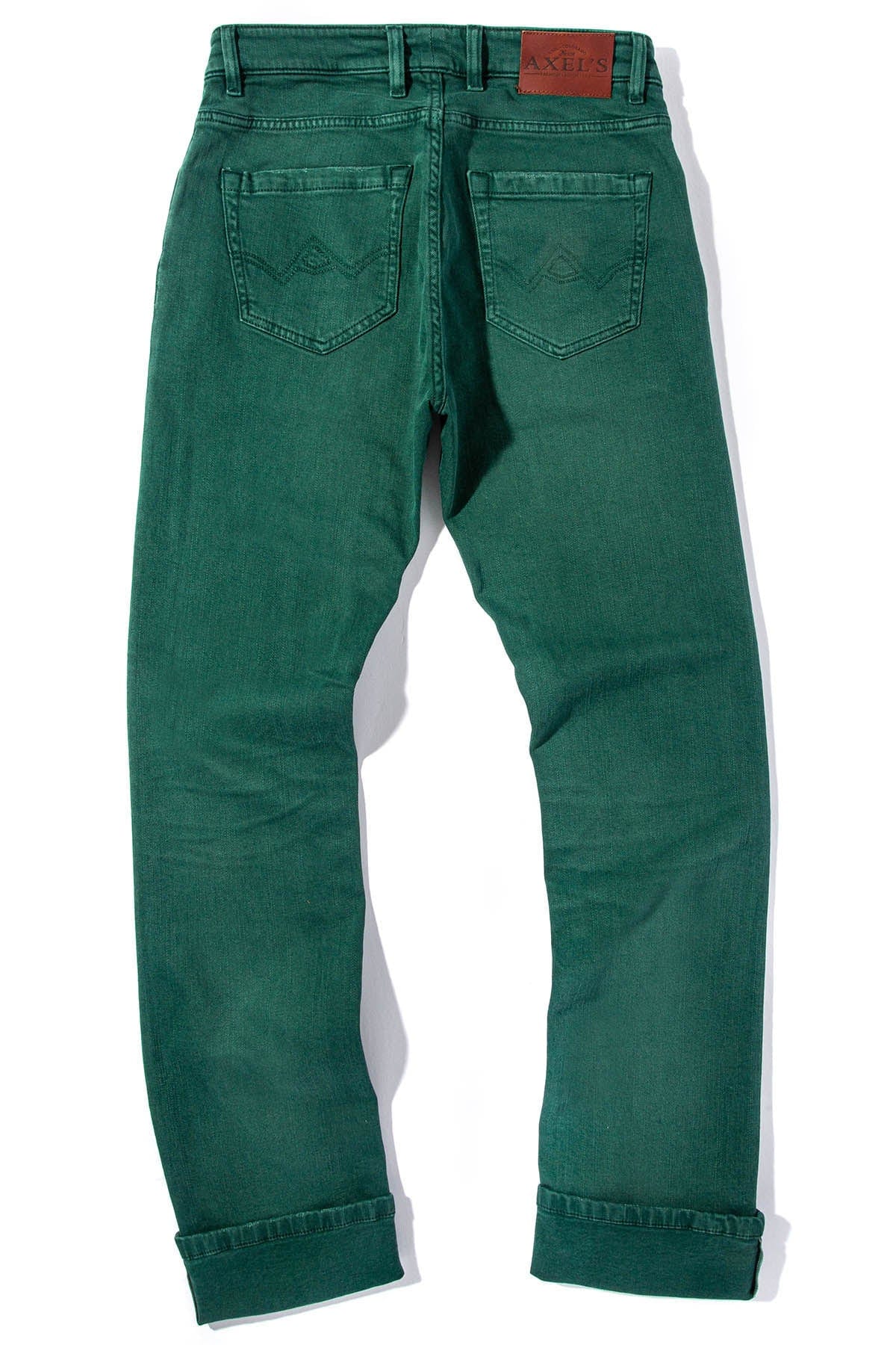 Tucson Selvedge Denim In Green - AXEL'S