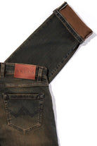 Waylon Over-Dyed Stretch Denim In Ruggine - AXEL'S